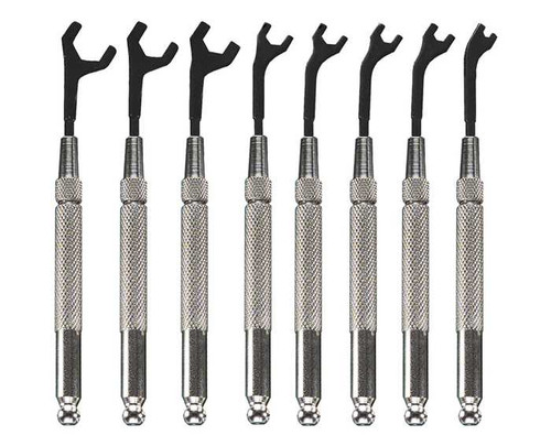 Wrench, Mini, Open Ended, SAE, 8 Piece