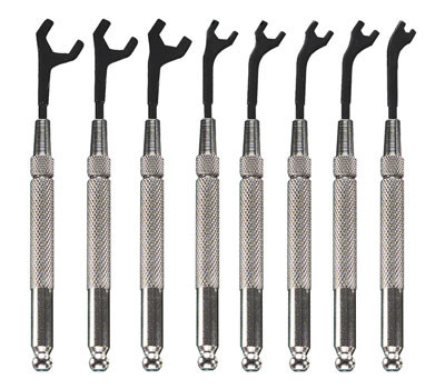 Wrench, Mini, Open Ended, Metric, 8 Piece
