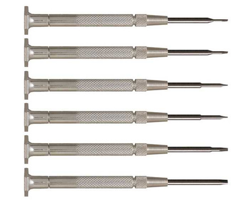 Screwdriver Set, Steel Handle, Slotted