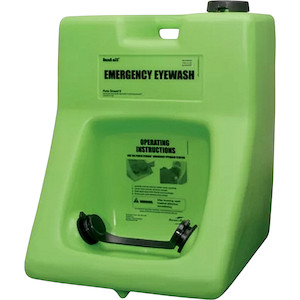 Portable Eyewash Station 6 or 16 Gallon Capacity - Eyesaline® Concentrate Included
