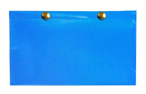 Tote Box Card Holder with Snaps, 6/pack