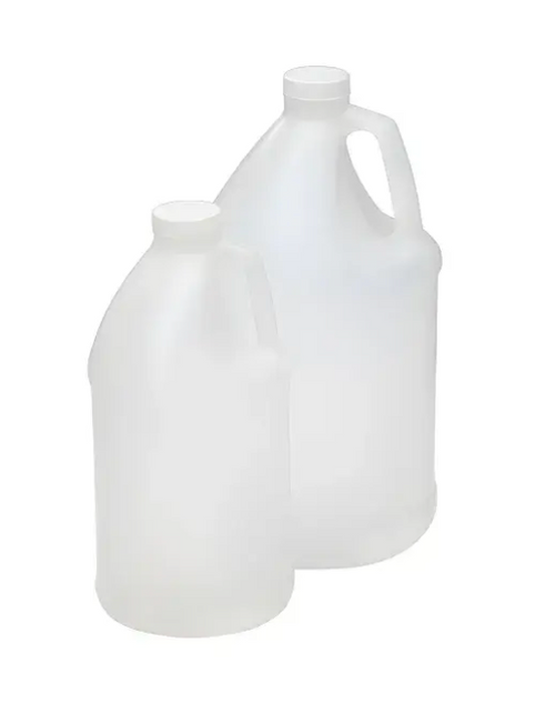 Jug, with Handle, 128oz Natural HDPE Handled Round Jug, 4/cs Jug, with Handle, 128oz Natural HDPE Handled Round Jug, 4/cs