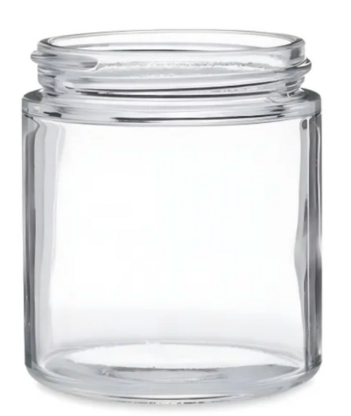 Jar, Clear Glass, Straight Side Jar, Clear Glass, Straight Side