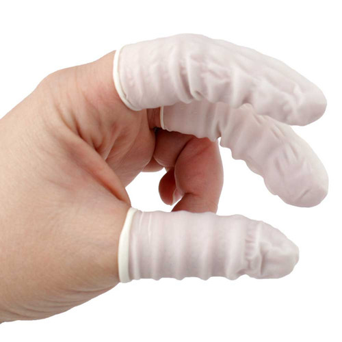 Finger Cots, Latex, Powder Free, 10gr/pk Finger Cots, Latex, Powder Free, 10gr/pk