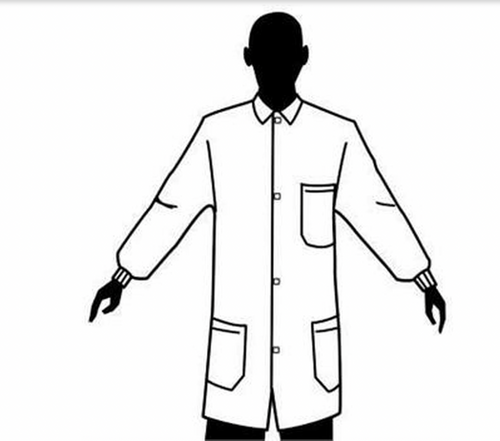 Lab Coat, Securon,Knited Wrist Abso™ Lab Coat, Securon,Knited Wrist Abso™