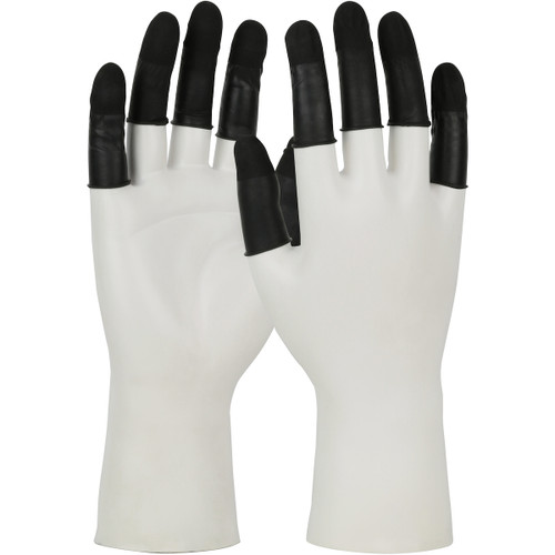 Finger Cots, Latex, Powder Free, Static Dissipative, 5gr/pk Finger Cots, Latex, Powder Free, Static Dissipative, 5gr/pk
