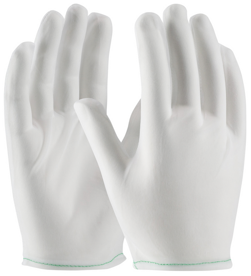 Gloves, 40 Denier Tricot Inspection Glove with Rolled Hem Cuff - Men's Gloves, 40 Denier Tricot Inspection Glove with Rolled Hem Cuff - Men's