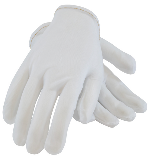 Gloves, 40 Denier Tricot Inspection Glove with Rolled Hem Cuff - Ladies Gloves, 40 Denier Tricot Inspection Glove with Rolled Hem Cuff - Ladies