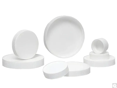 Cap, Ribbed Polypropylene, SturdeeSeal® PE Foam Liner Cap, Ribbed Polypropylene, SturdeeSeal® PE Foam Liner