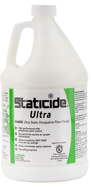 Floor Finish, Staticide Ultra Floor Floor Finish, Staticide Ultra Floor