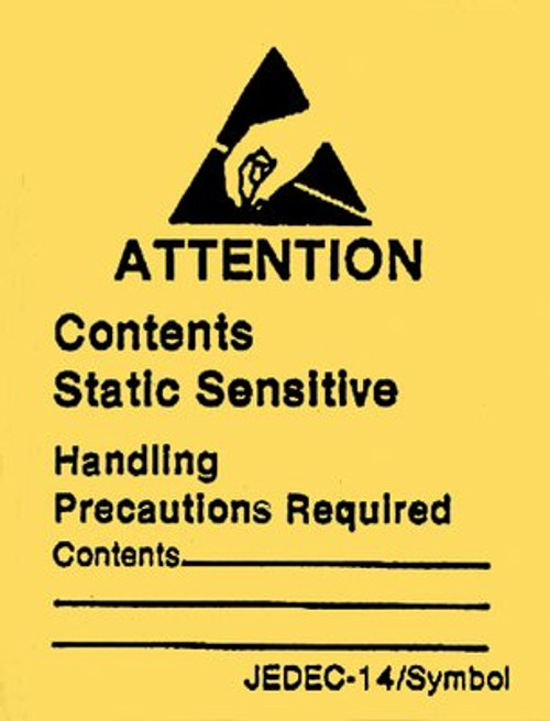 Label, ESD Attention with Writing Space3M Label, ESD Attention with Writing Space3M