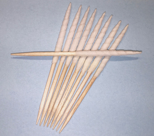 Swab, Toothpick, Foam Wrap, Pointed Tip Swab, Toothpick, Foam Wrap, Pointed Tip