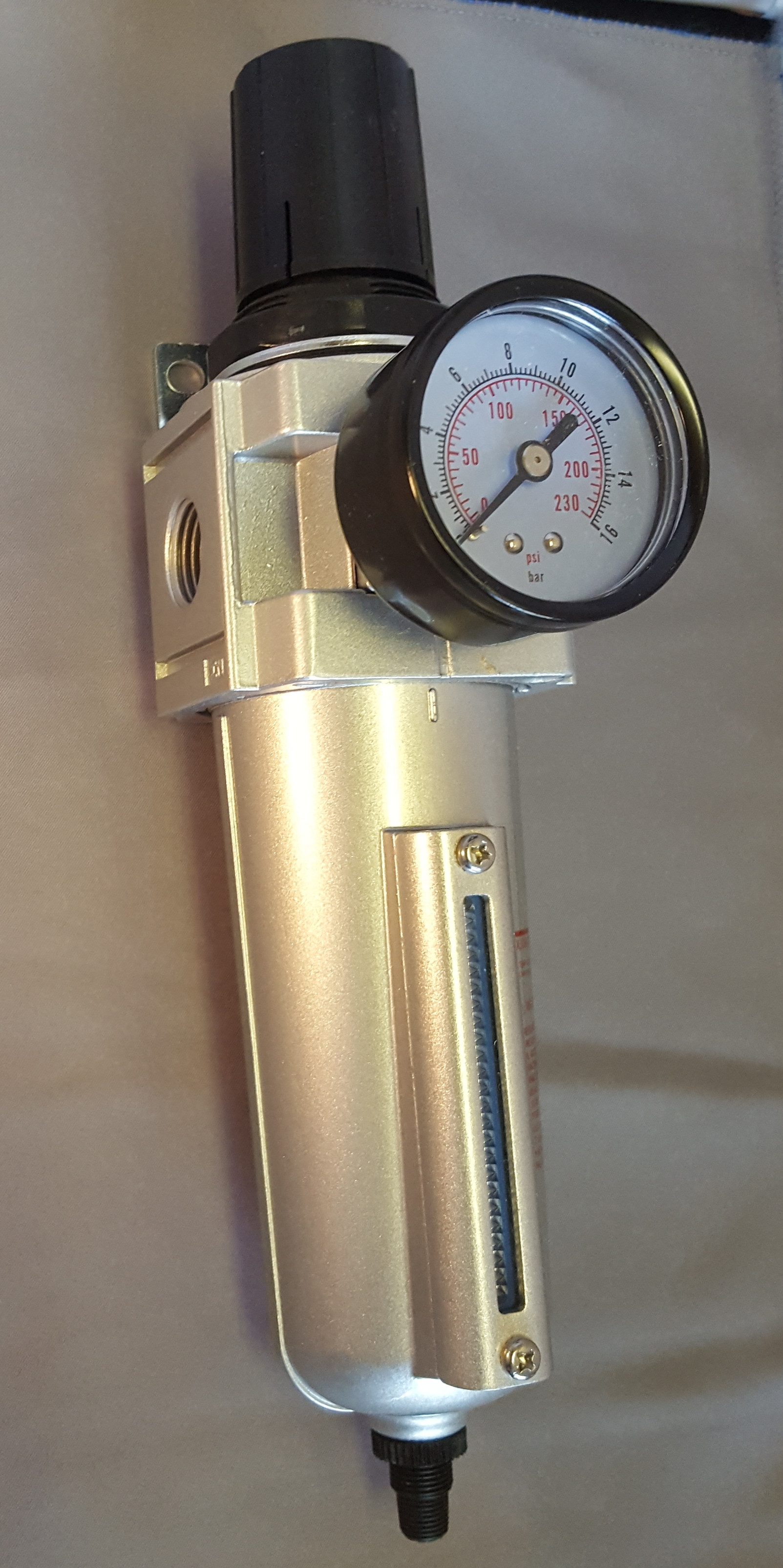 Compressed Air Filter Regulator Combo Auto Drain