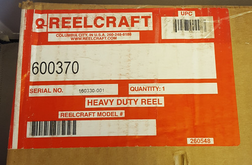 PART NUMBER 600370 Reel Craft Installation Kit