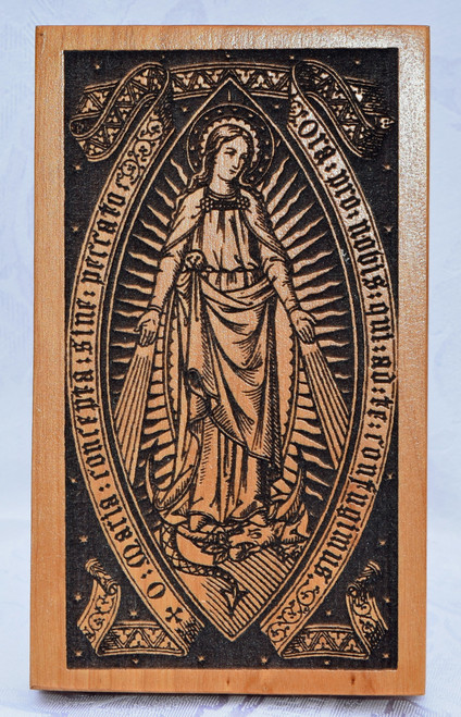 Benedictine Medal in Wood