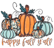 Happy Fall Y'all -16x24" Waffle Tea Towels Happy Fall Y'all -16x24" Waffle Tea Towels