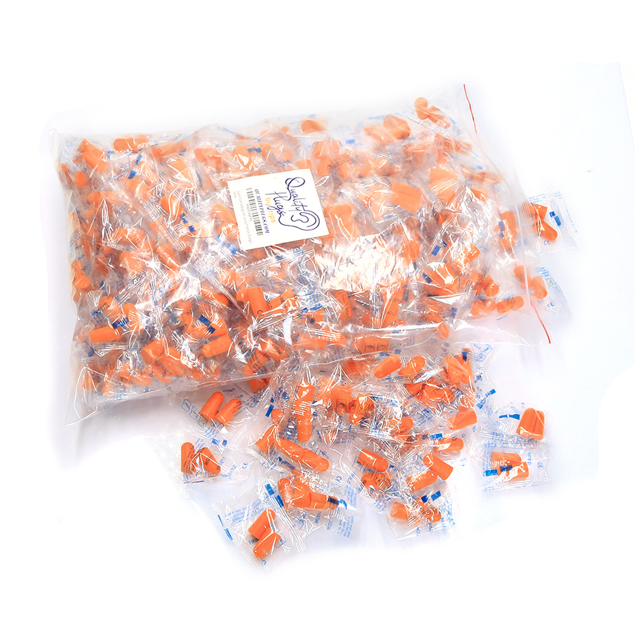 100 Pairs of 32dB Soft Foam Corded Earplugs