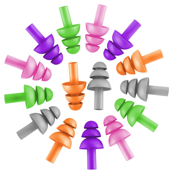 Silicone Ear Plugs Multi-Color Wholesale