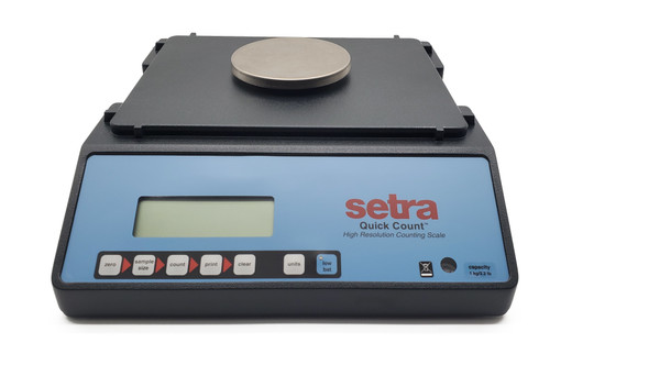 The Setra Quick Count 1kg / 2.2lb counting scale counts small parts accurately and efficiently.  Setra Quick Count scales offer high resolution parts counting capability and superior performance.