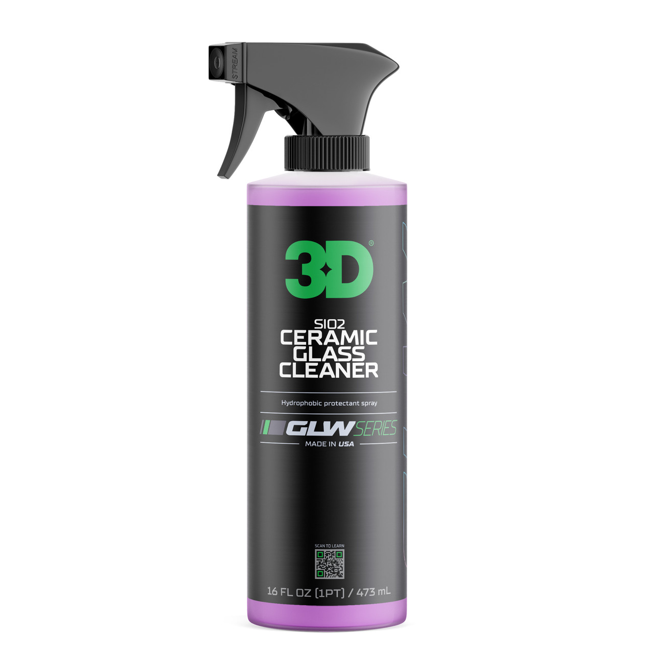 3D GLW Series SiO2 Ceramic Glass Cleaner - 3D PRODUCTS CANADA