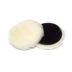 3" 3D WHITE WOOL HEAVY CUT LAMBSWOOL PAD - 2 PACK