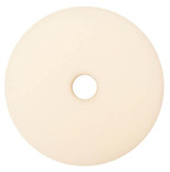 6" Uro-Tec Soft White Finishing Foam Pad Grip Pad - 5" Backing