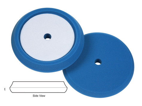 LAKE COUNTRY 8.5" BLUE LIGHT POLISHING RECESSED BETTER EDGE FOAM PAD
