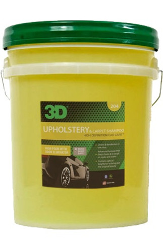 3D 204 Upholstery and Carpet Shampoo, 128 oz.