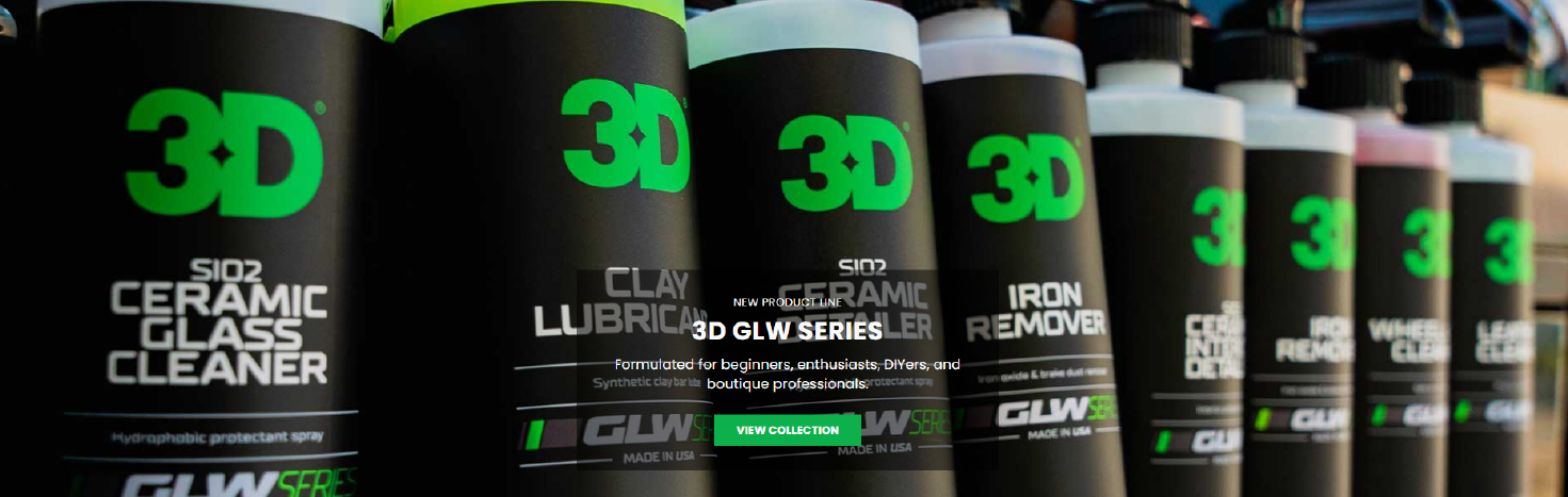 3D GLW Series: Ultimate Car Care Products for Protection and Glow