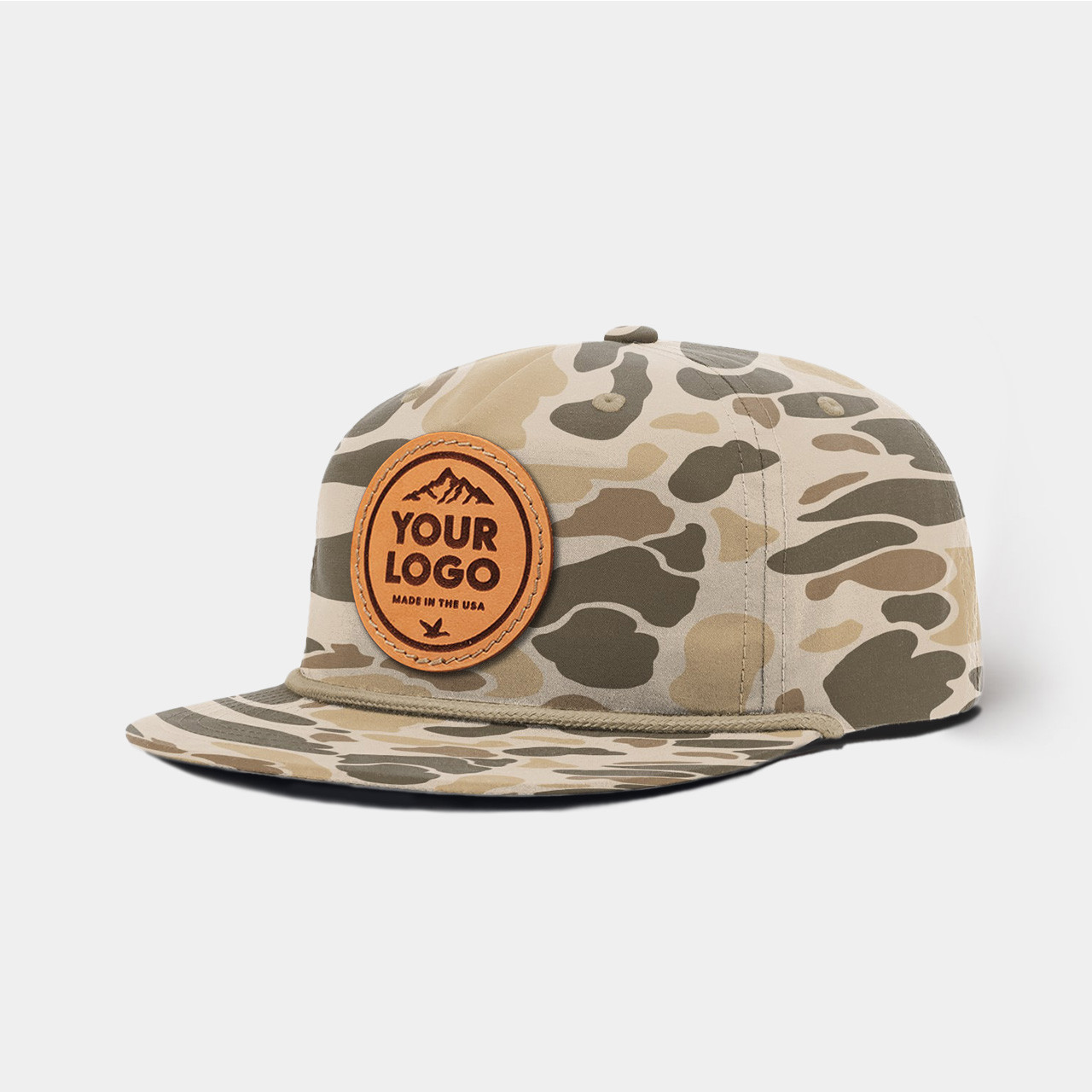 Chapeau Richardson en corde à motif camouflage canard branchu