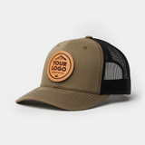Richardson 112 Classic Trucker, Custom Leather Patch Hat