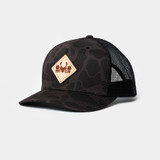 Richardson 112 Printed Five Panel Trucker, Custom Leather Patch Hat
