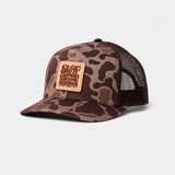 Richardson 112 Printed Five Panel Trucker, Custom Leather Patch Hat