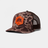 Richardson 112 Printed Five Panel Trucker, Custom Leather Patch Hat