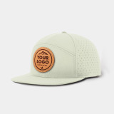 Richardson 169 7 Panel Trucker, Custom Leather Patch Hat Richardson 169 7 Panel Trucker, Custom Leather Patch Hat