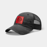 Richardson 111PT Relaxed Tactical MultiCam, Custom Leather Patch Hat