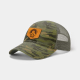 Richardson 111PT Relaxed Tactical MultiCam, Custom Leather Patch Hat