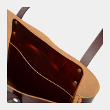 The Workshop Utility Tote | Full-Grain Pull-Up Leather