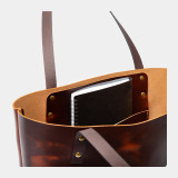 The Workshop Utility Tote | Full-Grain Pull-Up Leather
