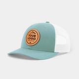 Monomoy M226 Standard Trucker, Custom Leather Patch Hat