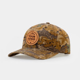 Richardson 312P Twill Cap, Custom Leather Patch Hat