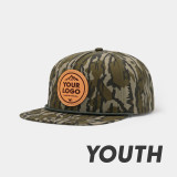 Lost Hat Co. Kids Goat Rope Hat, Custom Leather Patch Hat