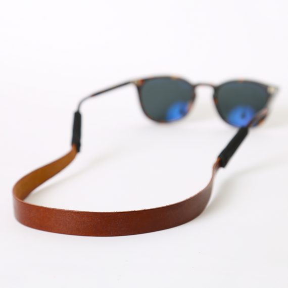 Leather Glasses Strap, Monogrammed Leather Glasses Strap, Monogrammed