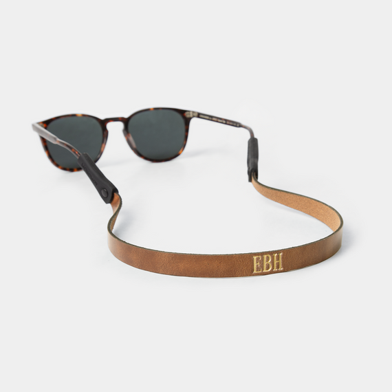 Leather Glasses Strap, Personalized