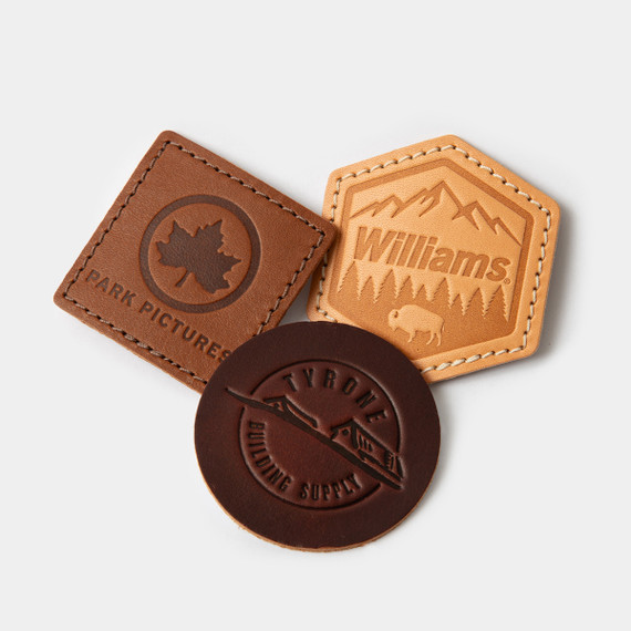 Custom Leather Goods - Custom Leather Patches - Monomoy Goods LLC