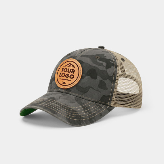 Legacy Old Favorite Trucker, Custom Leather Patch Hat