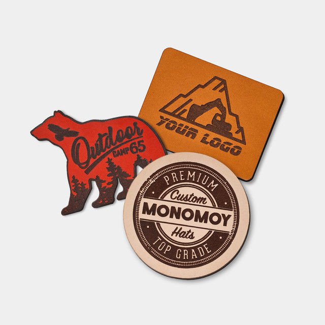 Custom Leather Goods - Custom Leather Patches - Monomoy Goods LLC