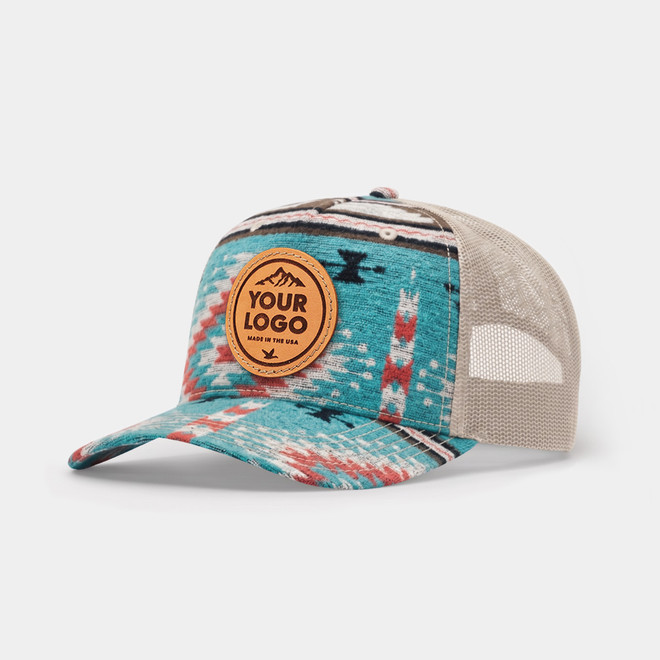 Legacy Roadie Cap, Custom Leather Patch Hat