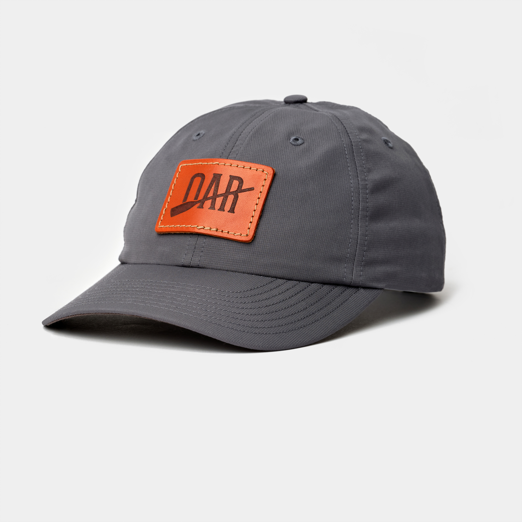 Lightweight Custom Hat with Leather Patch
