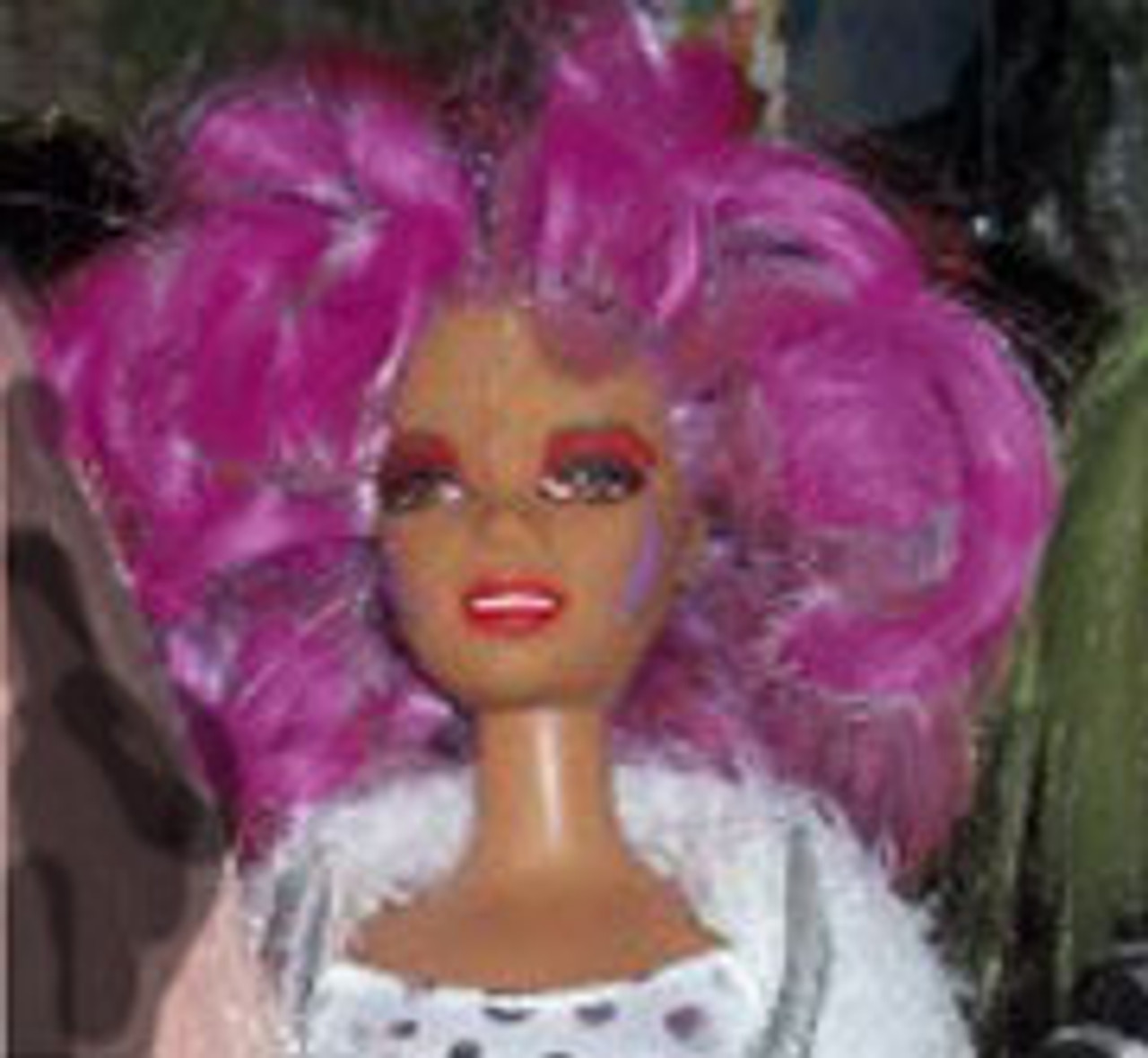 Purple Haze 59 KatSilk Saran Doll Hair